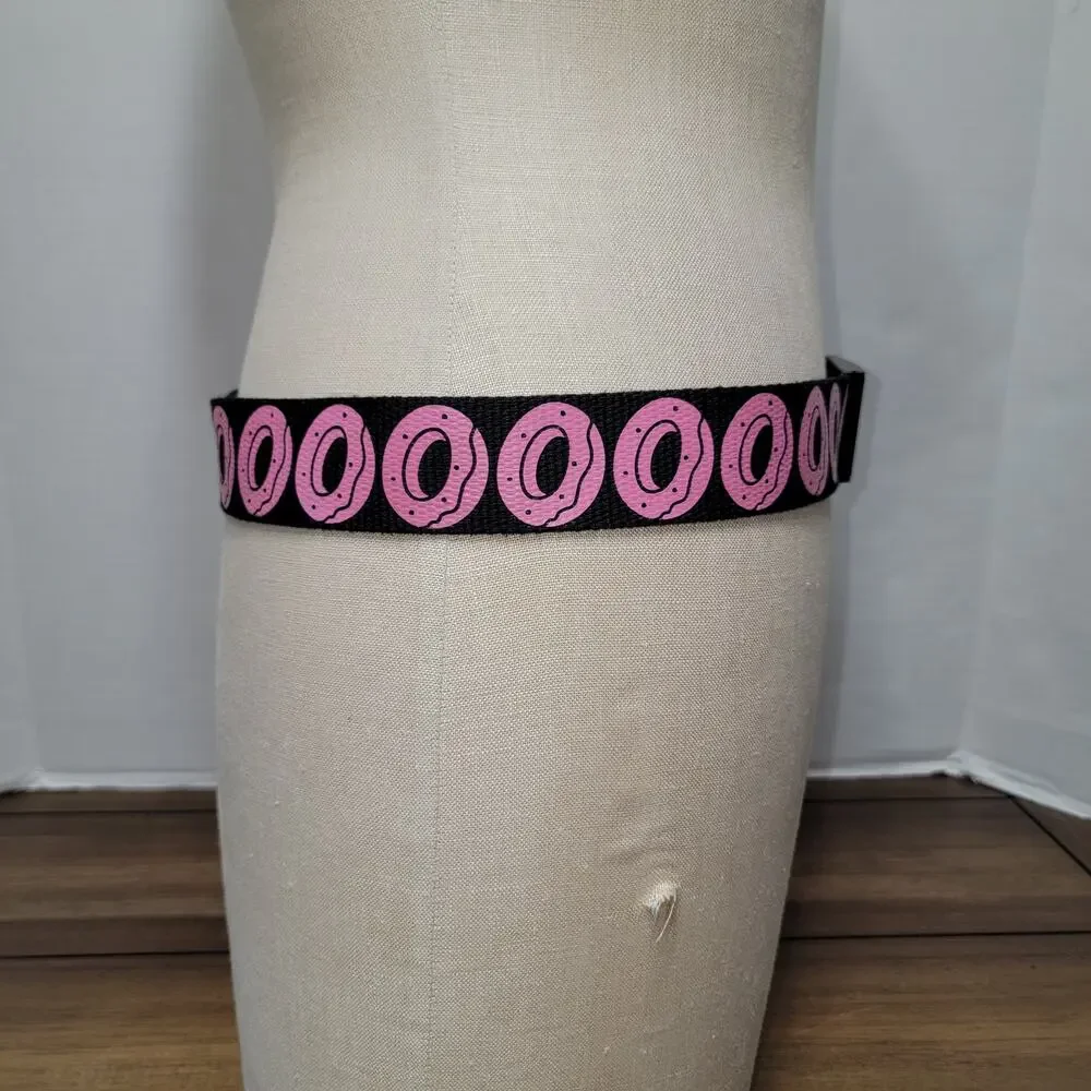 Tyler The Creator Odd Future Black & Pink Donut Belt 48